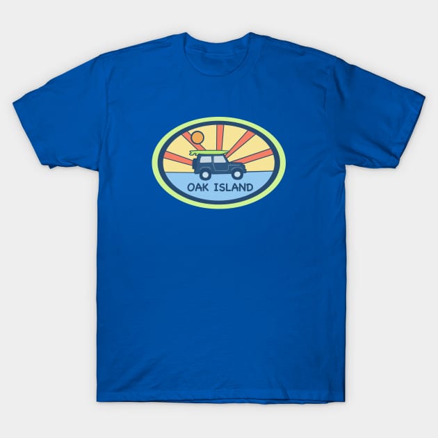 Oak Island Beach Days T-Shirt by Trent Tides
